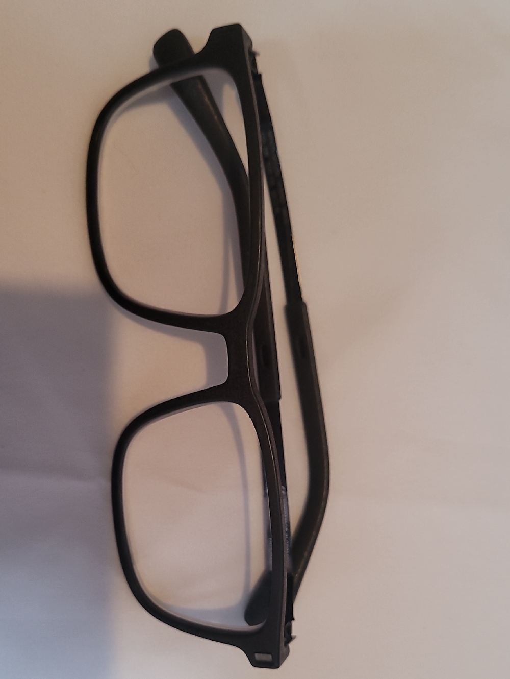 MYKITA Men's Matte Black Rectangle Glasses